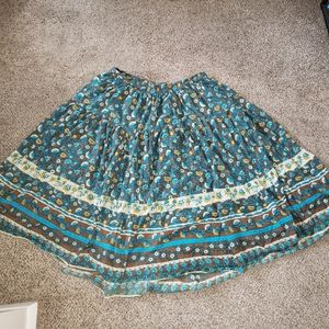 Boho maxi skirt